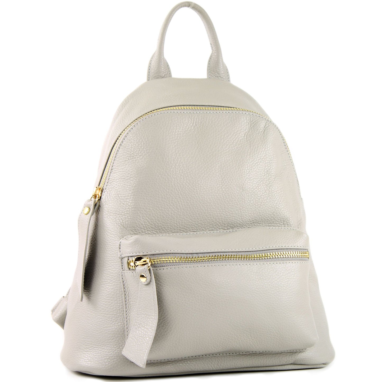 modamoda de - T171A - ital Damen Rucksacktasche aus Leder
