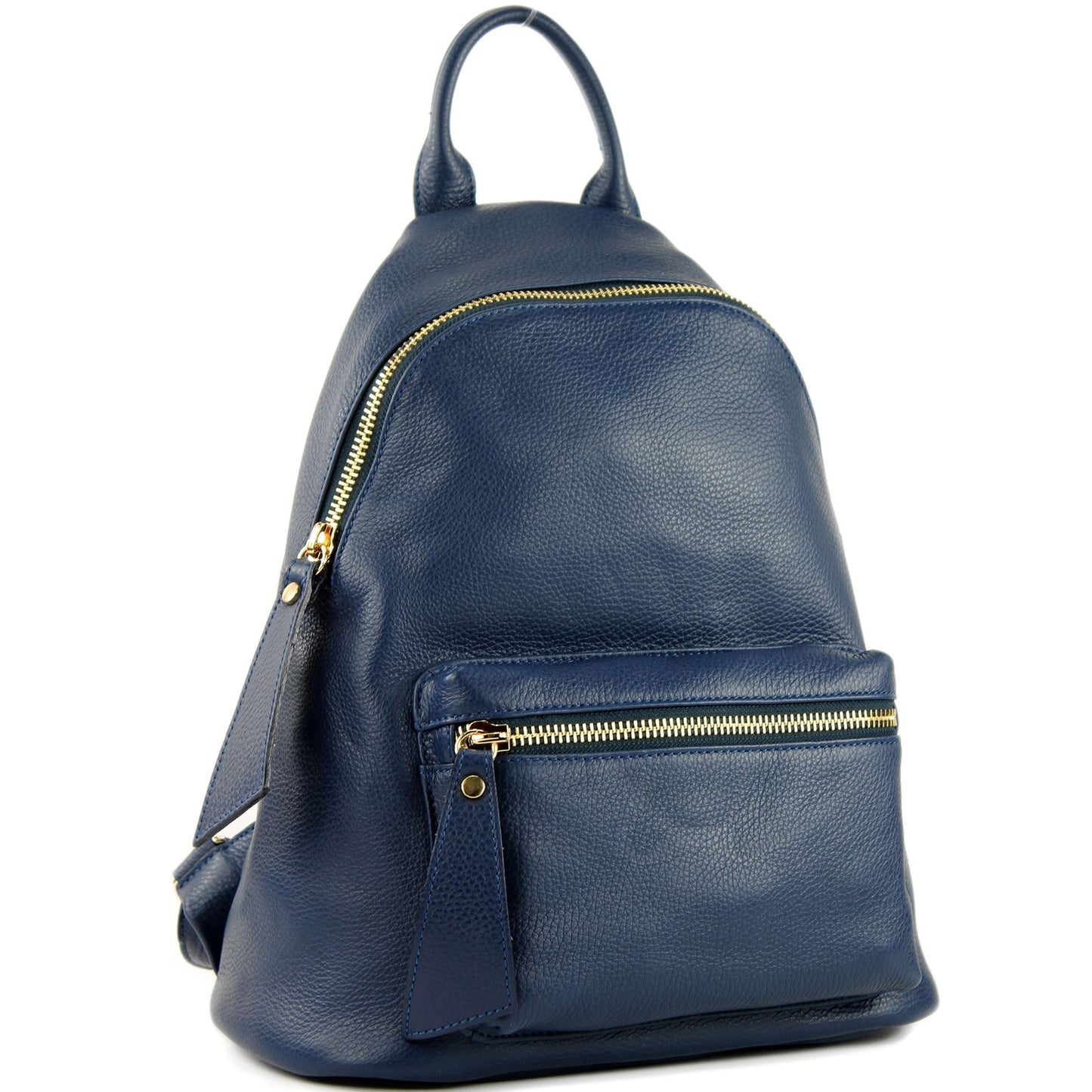 modamoda de - T171A - ital Damen Rucksacktasche aus Leder