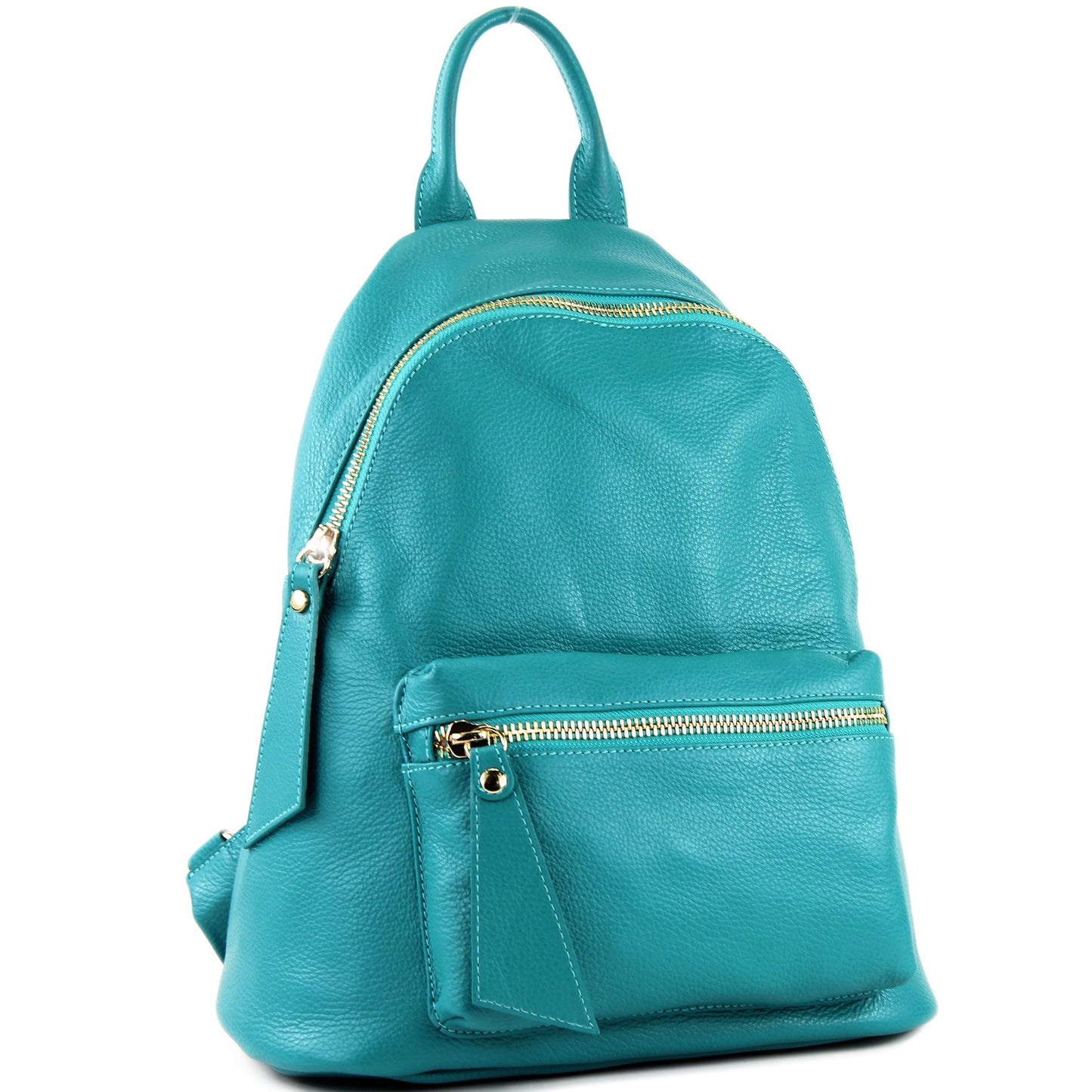modamoda de - T171A - ital Damen Rucksacktasche aus Leder